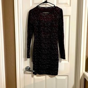 Express Burgundy Dress